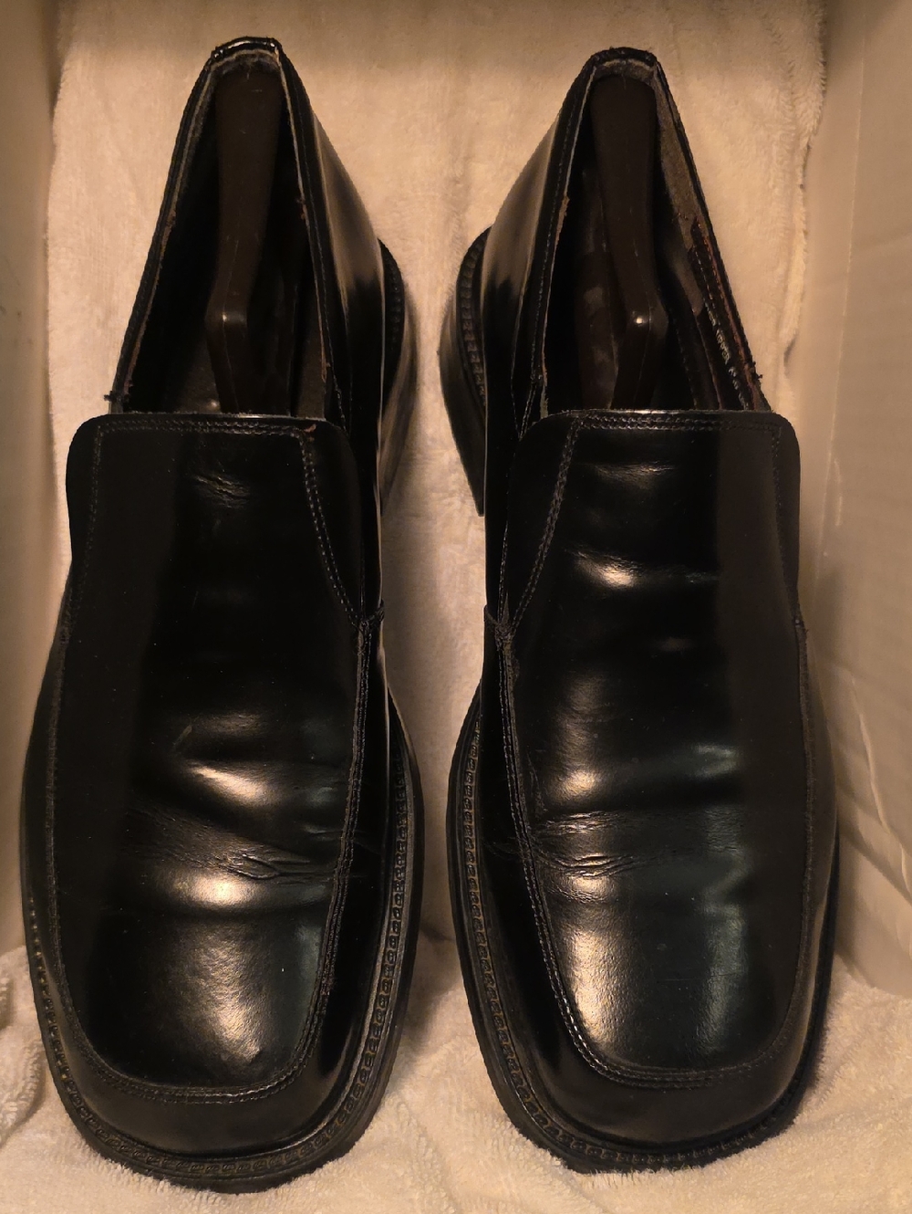 Michael Shannon Black Leather Loafers
